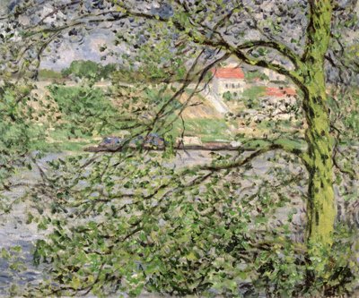Attraverso gli alberi, 1878 da Claude Monet